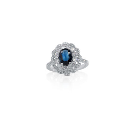 Anello Zaffiro Royal Bloom 18kt