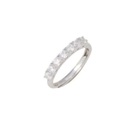 Anello Veretta Zirconi Arg.925 Regolabile