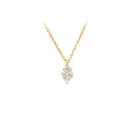 Collana Doppia Luce Dorata Arg.925