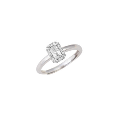 Anello Baguette Arg.925