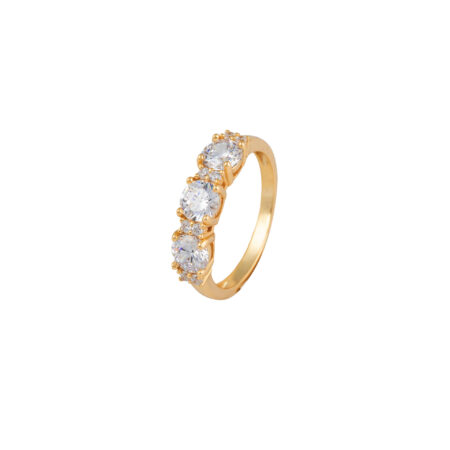 Anello Trilogy Dorato Arg.925