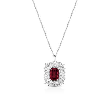 Collana Rubino Prisma