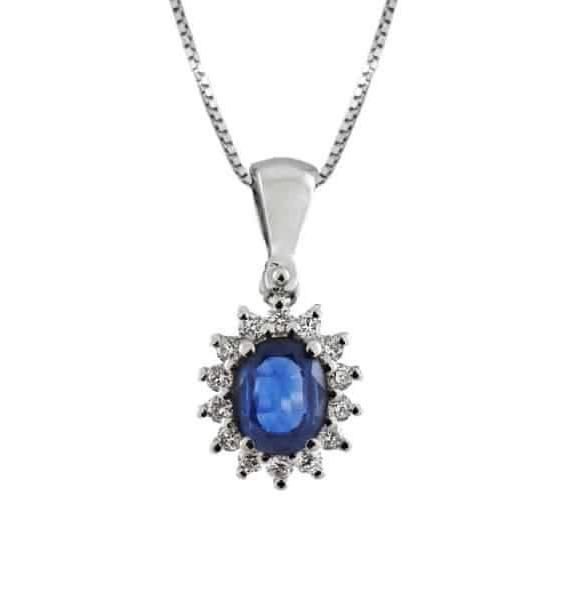 Collana Zaffiro Lady 18kt