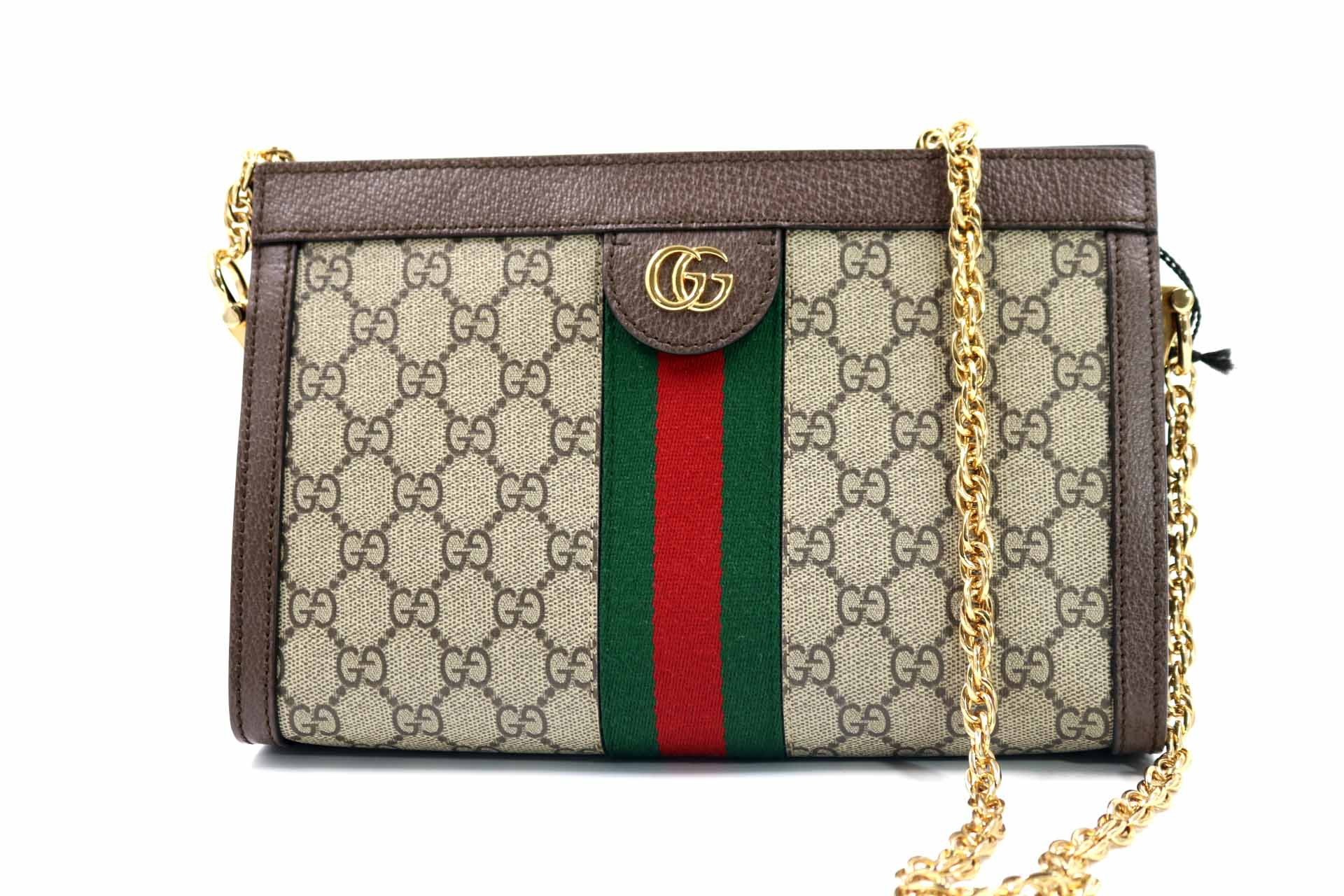 Gucci Borsa a Spalla Ophidia Misura Media GG Beige