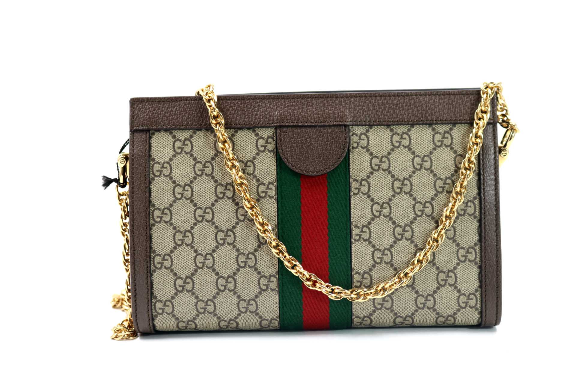Gucci Borsa a Spalla Ophidia Misura Media GG Beige - immagine 3