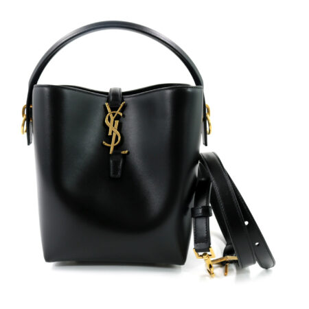 Saint Laurent Le 37 Small in Pelle Lucida Nera