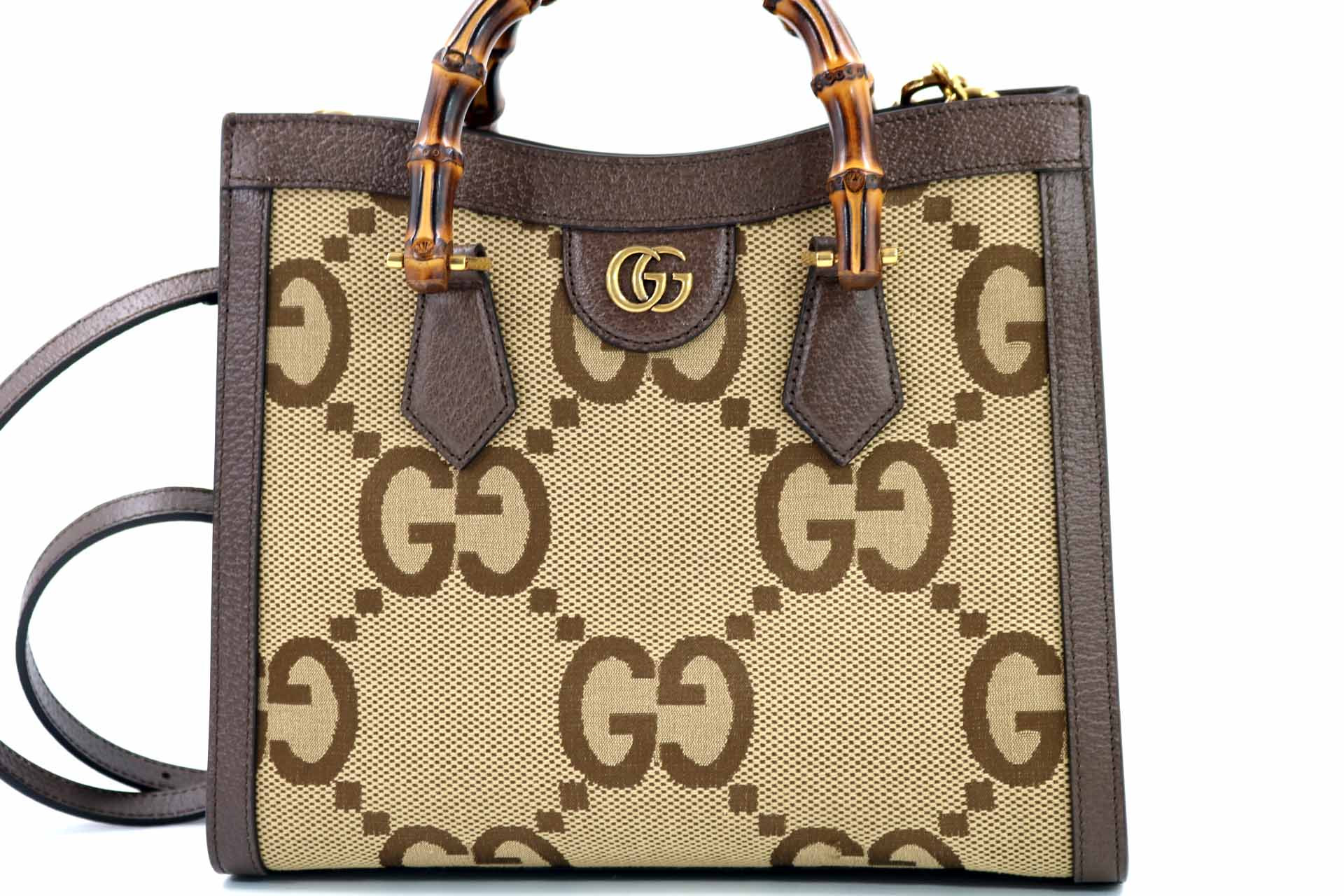 Gucci Borsa Shopping Diana Misura Media GG Jumbo Beige