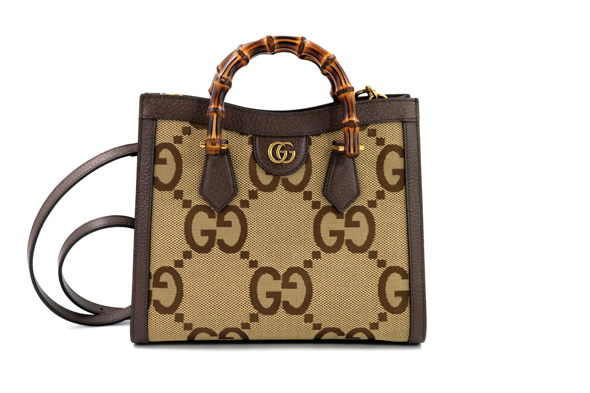 Gucci Borsa Shopping Diana Misura Media GG Jumbo Beige - immagine 2