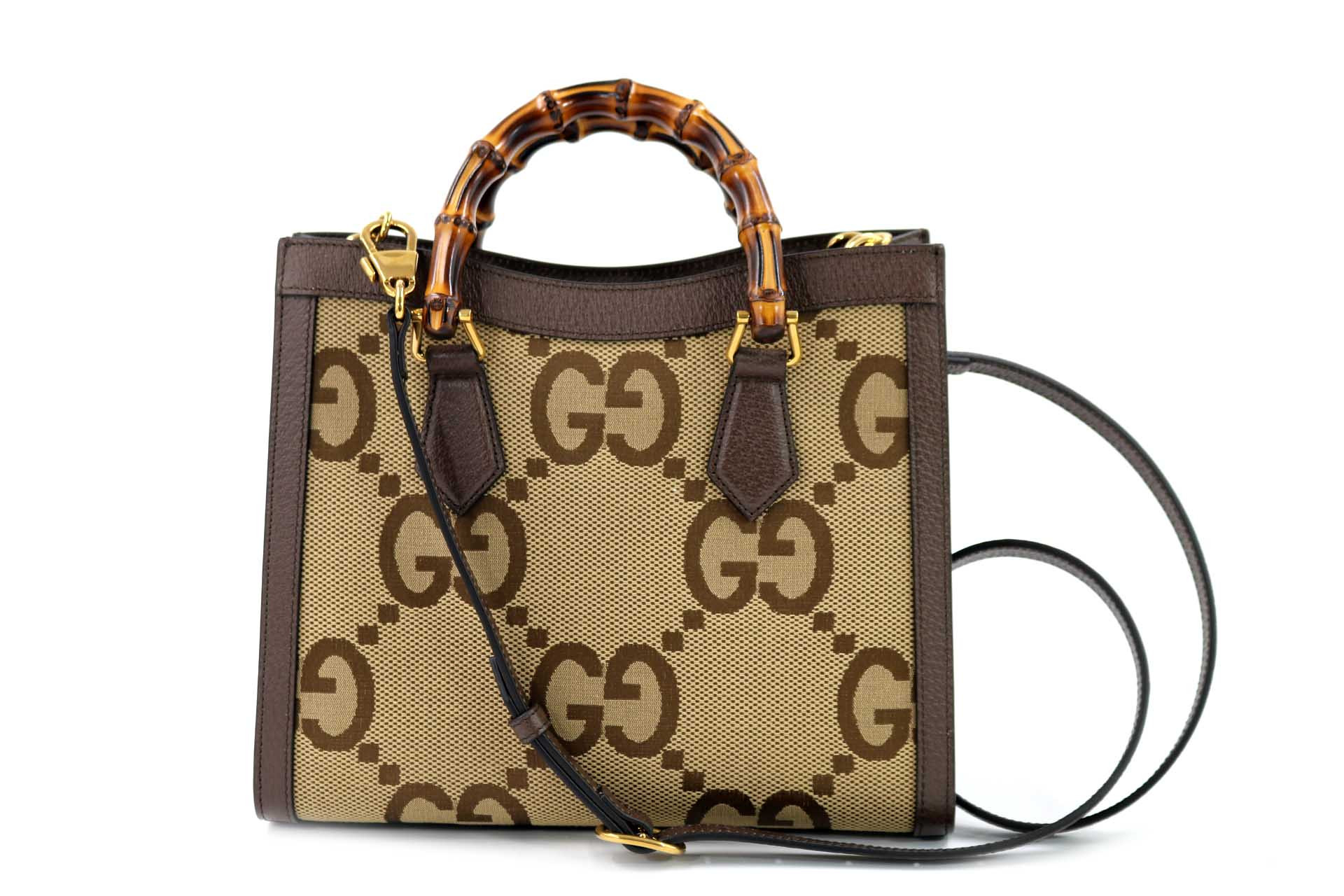 Gucci Borsa Shopping Diana Misura Media GG Jumbo Beige - immagine 3