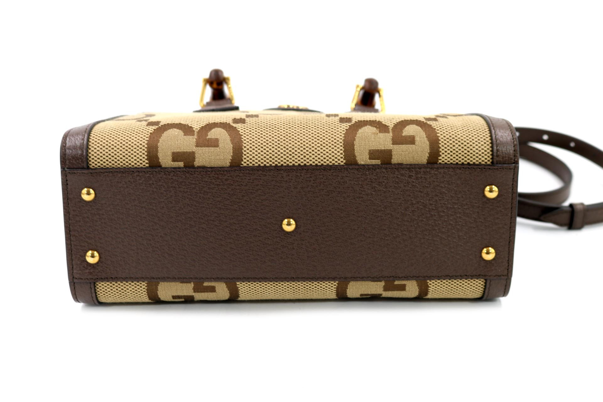 Gucci Borsa Shopping Diana Misura Media GG Jumbo Beige - immagine 5