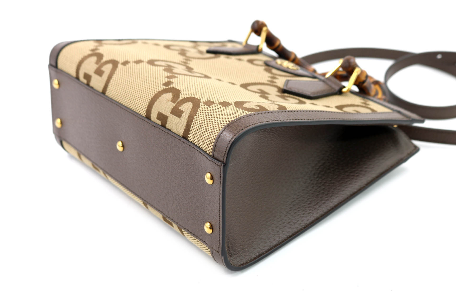 Gucci Borsa Shopping Diana Misura Media GG Jumbo Beige - immagine 6