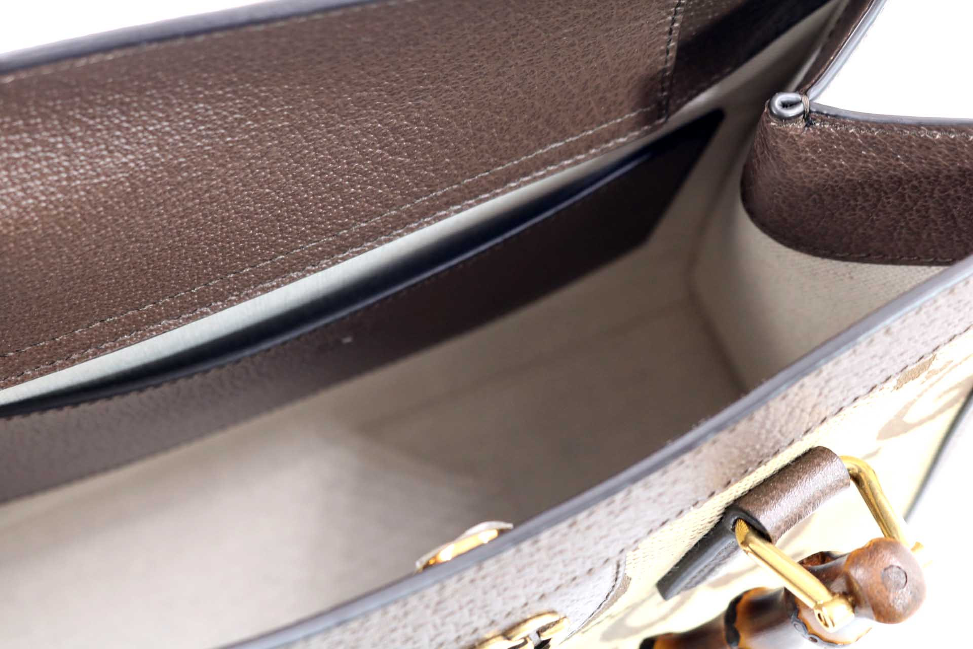 Gucci Borsa Shopping Diana Misura Media GG Jumbo Beige - immagine 8
