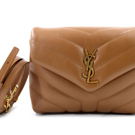 Saint Laurent Lou Lou Toy Pelle Marrone