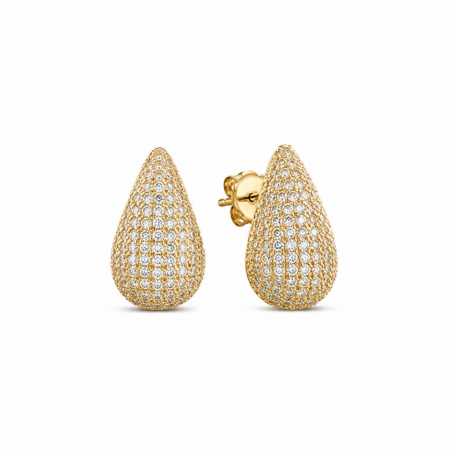 Gocce Pavé Arg.925 gold