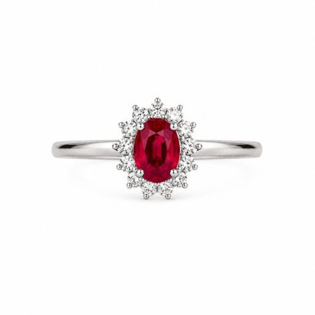 Anello Rubino Promessa 18kt