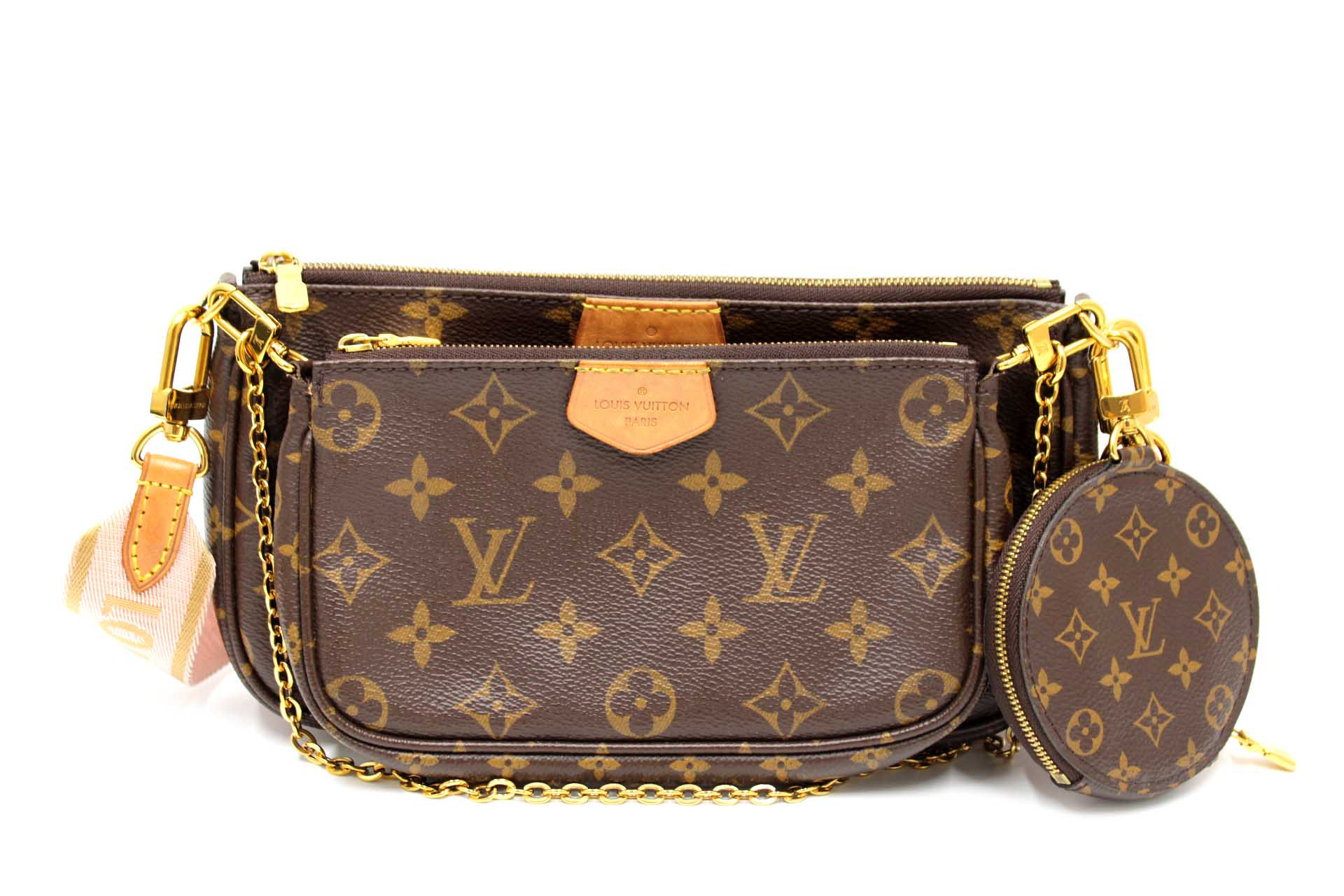 Louis Vuitton MultiPochette Accessoires Rose Clair Monogram