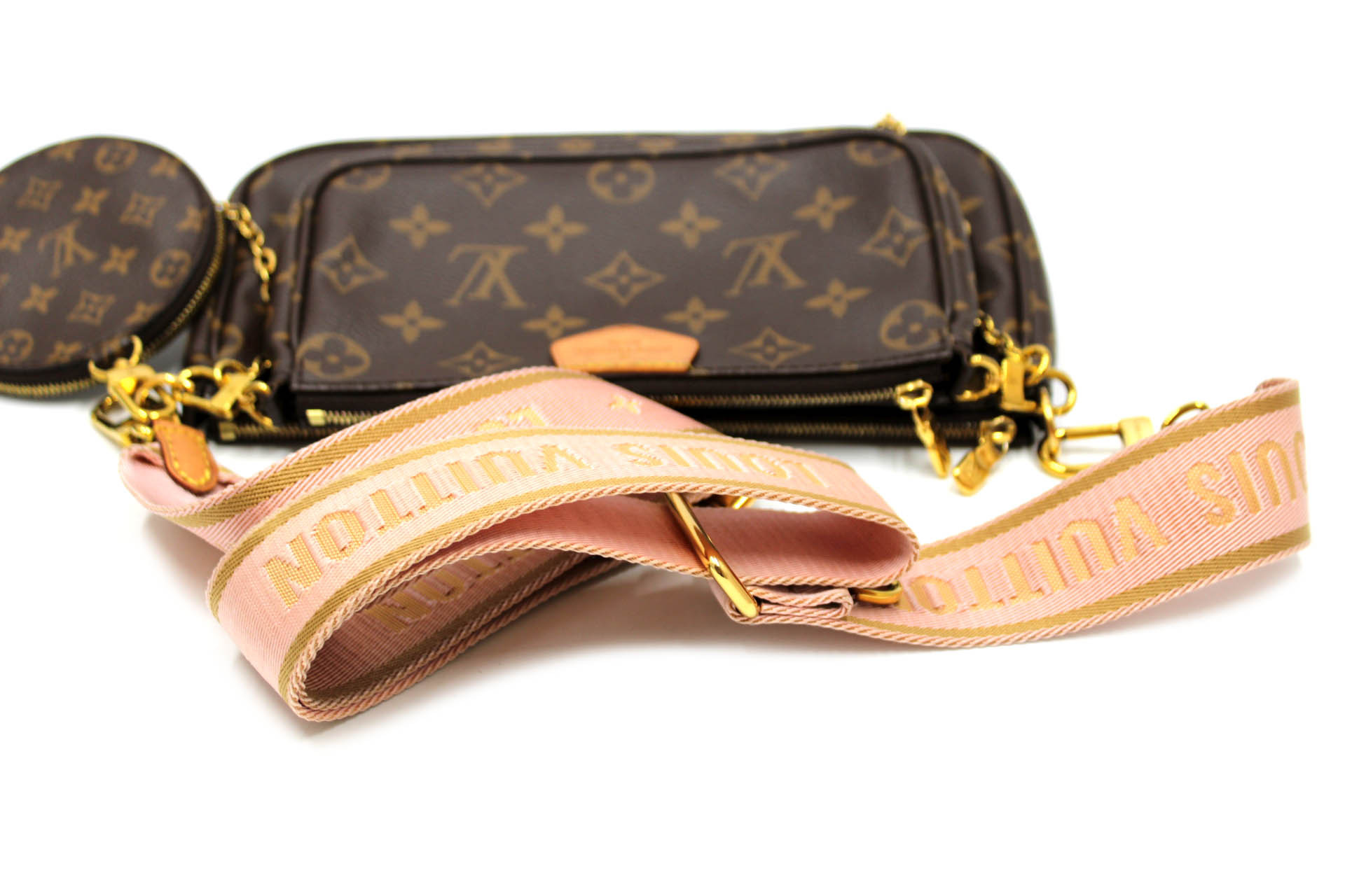 Louis Vuitton MultiPochette Accessoires Rose Clair Monogram - immagine 3