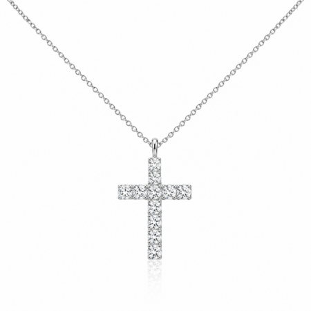 Collana Croce Divina media 18kt