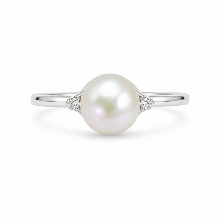 Anello Perla Oceania Oro 18kt