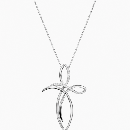 Collana Croce Gloriosa 18kt