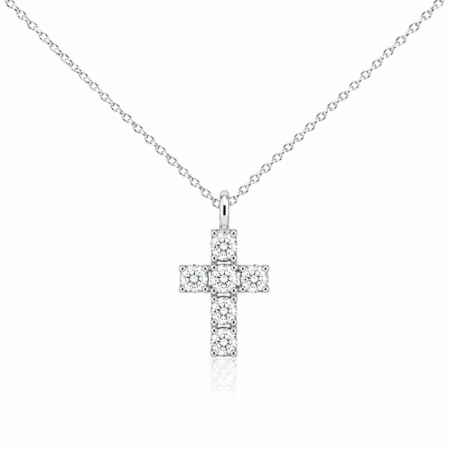 Collana Croce Divina piccola 18kt