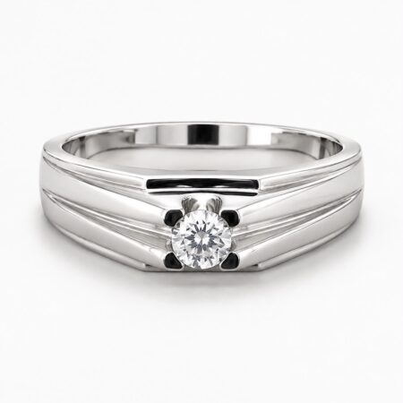 Anello Vertice Oro Bianco 18kt