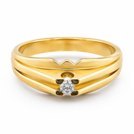 Anello Vertice Aureo Oro Giallo 18kt