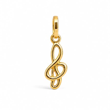 Ciondolo Chiave di Violino Oro 18kt