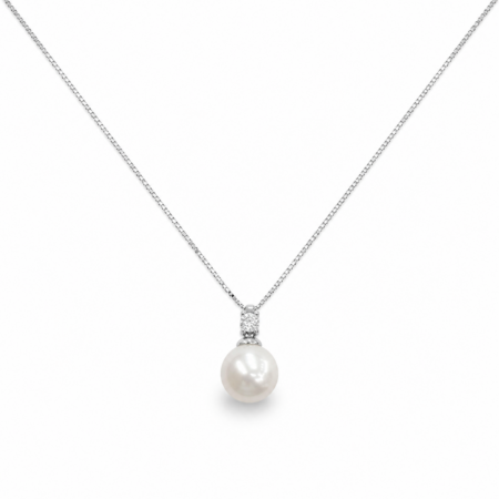 Collana Perla Oro 18kt 7 mm
