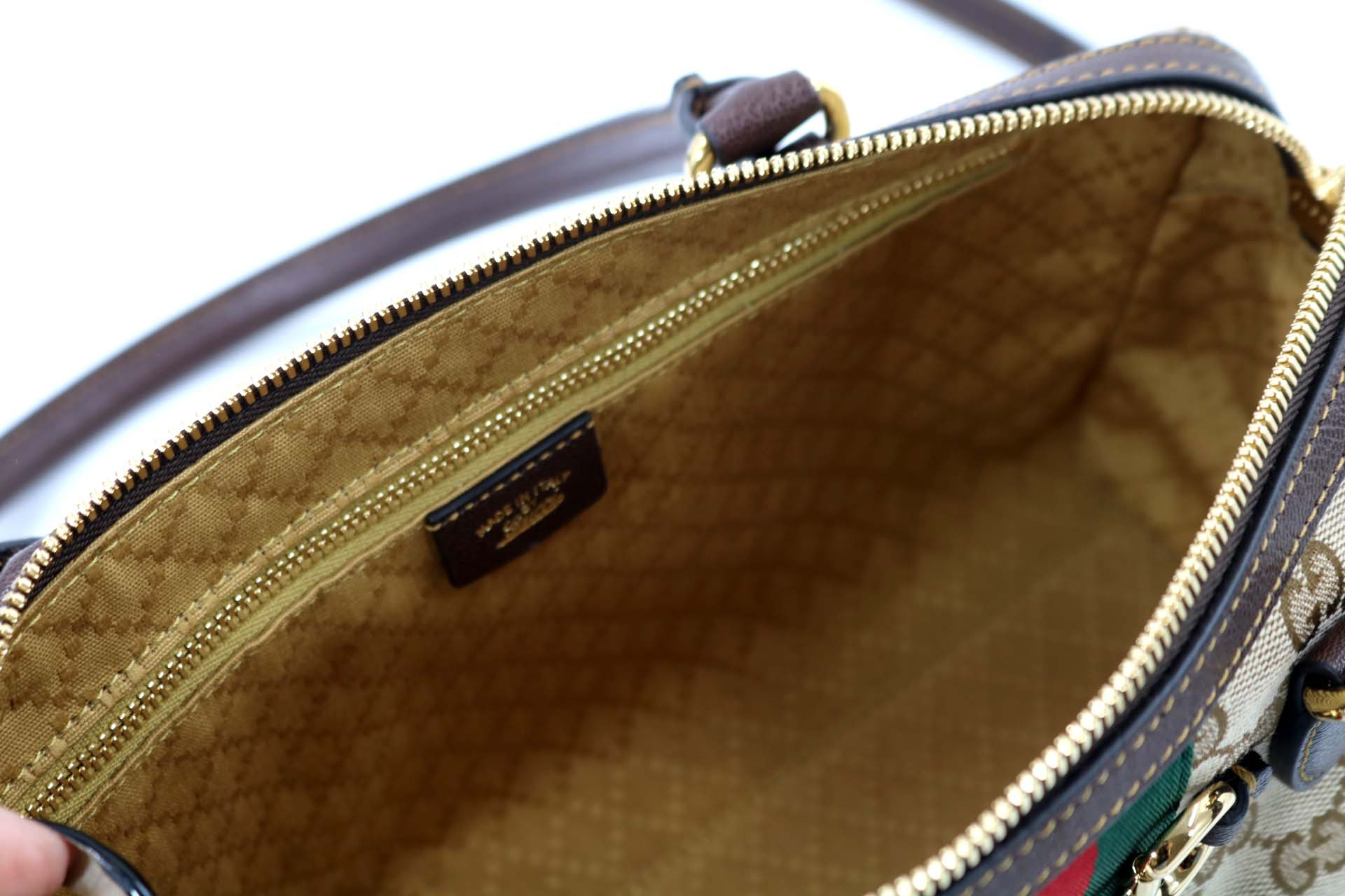 Gucci Bauletto Borsetto Misura Media GG Beige - immagine 8