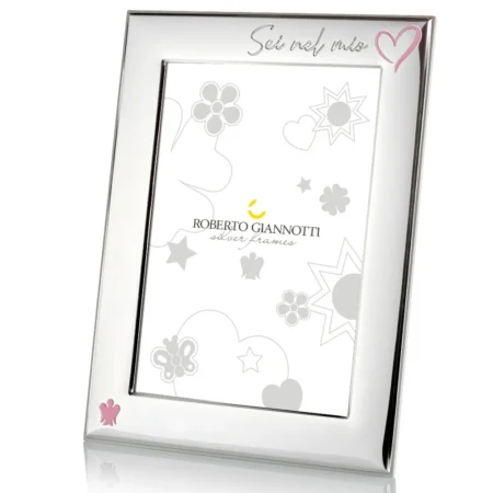 CORNICE IN ARGENTO "SEI NEL MIO CUORE" BIMBA 🩷