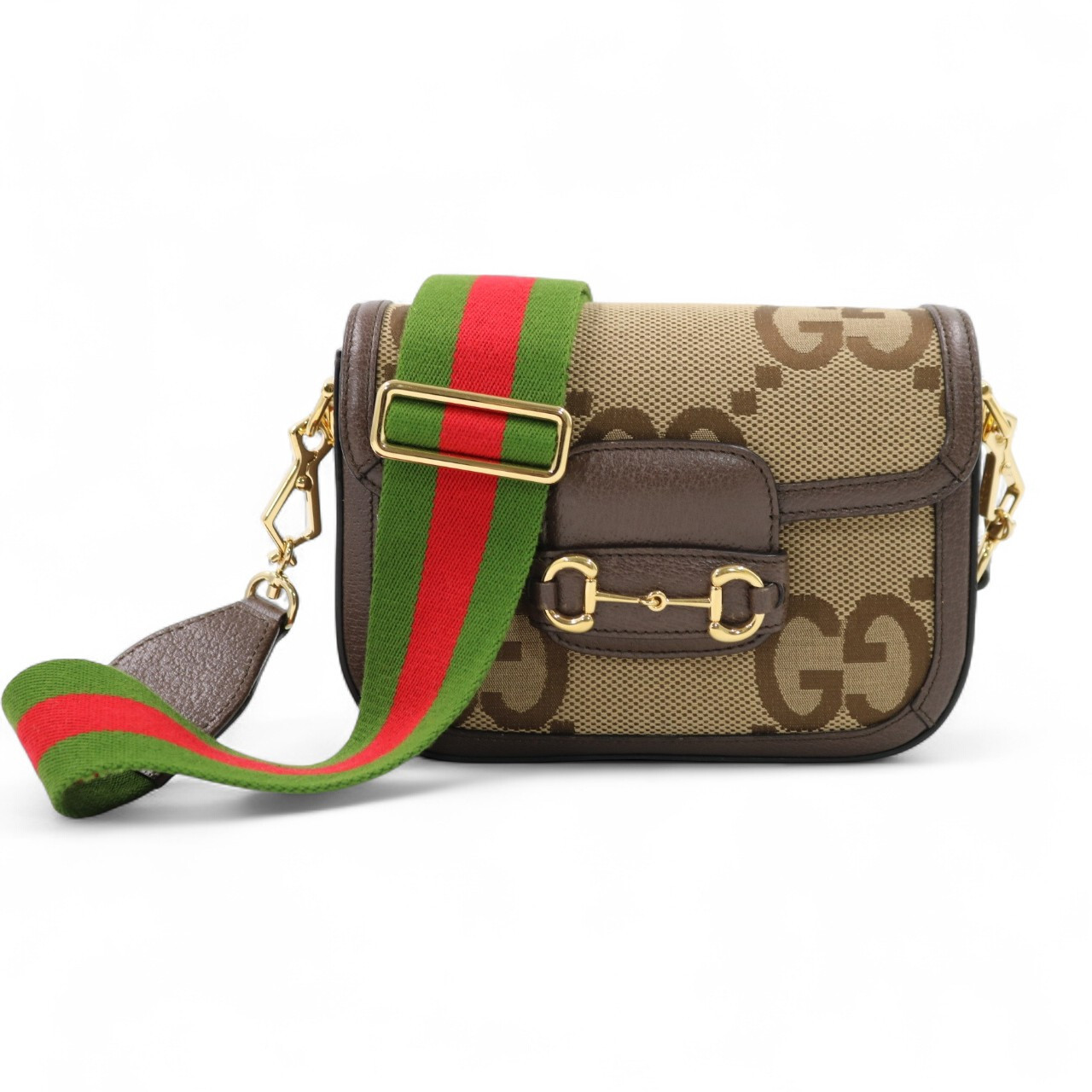 Gucci Horsebit 1955 Jumbo GG Beige - immagine 2