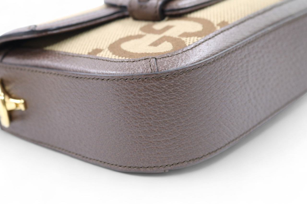 Gucci Horsebit 1955 Jumbo GG Beige - immagine 6