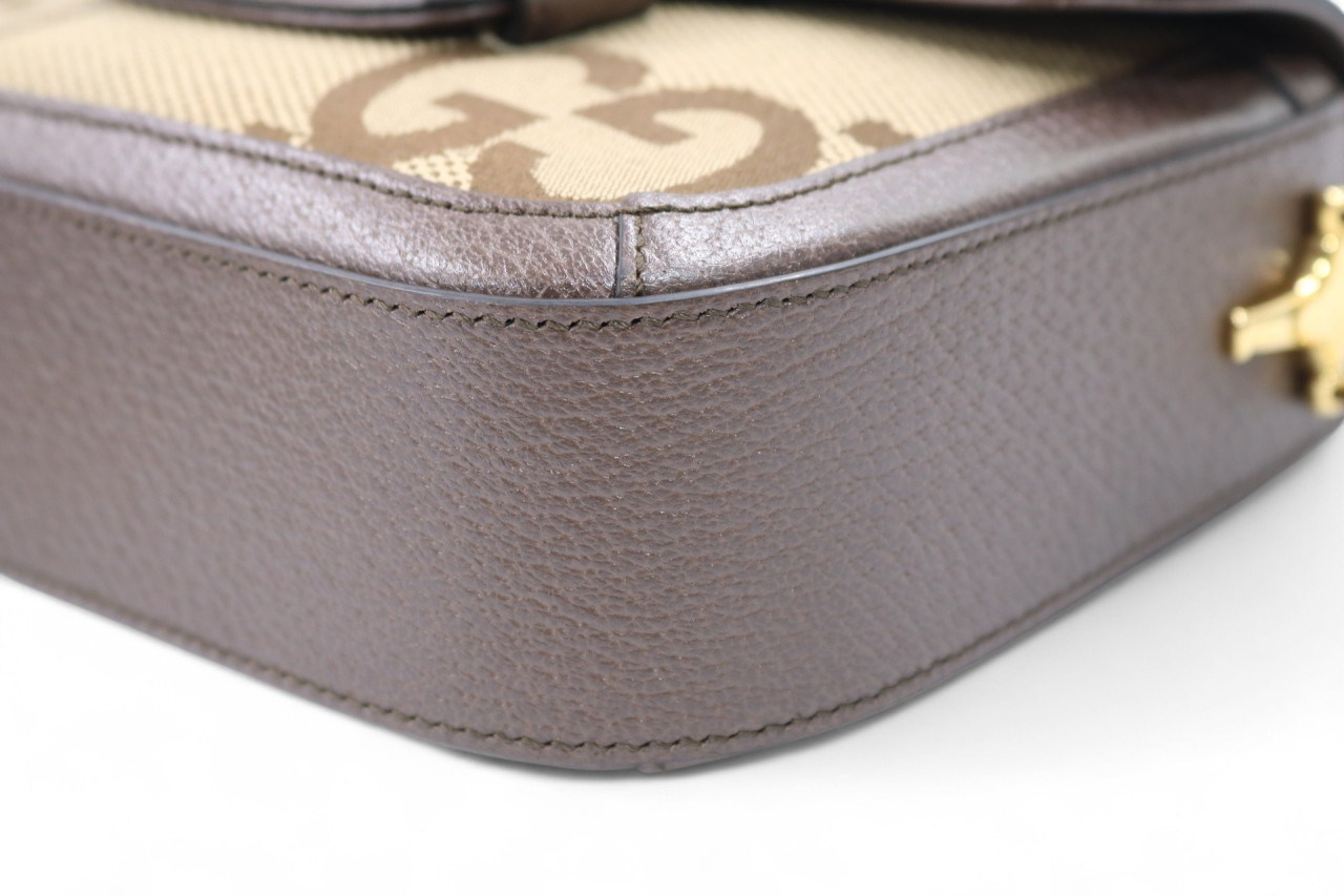 Gucci Horsebit 1955 Jumbo GG Beige - immagine 7